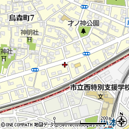 愛知県名古屋市中村区烏森町8丁目1501周辺の地図