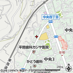 神奈川県足柄下郡湯河原町中央3丁目14周辺の地図