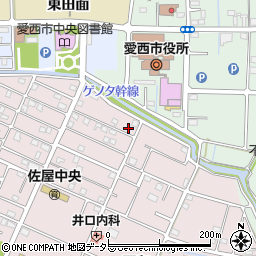 愛知県愛西市北一色町昭和13周辺の地図
