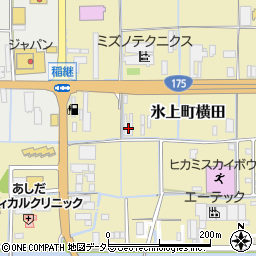 兵庫県丹波市氷上町横田636-1周辺の地図