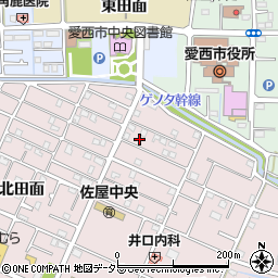 愛知県愛西市北一色町昭和42周辺の地図