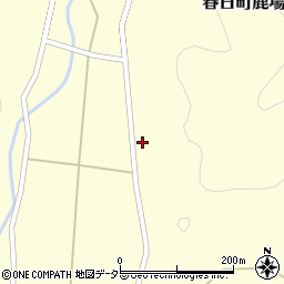 兵庫県丹波市春日町鹿場633周辺の地図