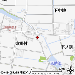 愛知県愛西市山路町東郷付63周辺の地図