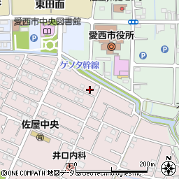 愛知県愛西市北一色町昭和14周辺の地図
