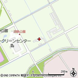 津田内湖土地改良区周辺の地図