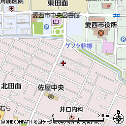 愛知県愛西市北一色町昭和44周辺の地図