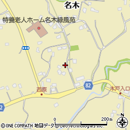 千葉県勝浦市名木172周辺の地図