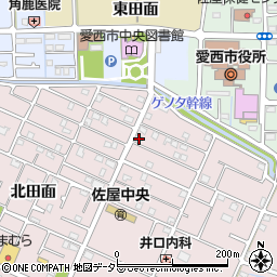 愛知県愛西市北一色町昭和46周辺の地図
