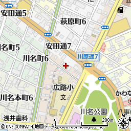 愛知県名古屋市昭和区川原通7丁目16-6周辺の地図