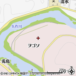 愛知県豊田市東広瀬町（ヲゴソ）周辺の地図