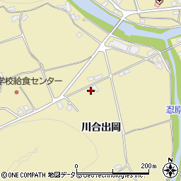 島根県大田市川合町川合出岡1130周辺の地図