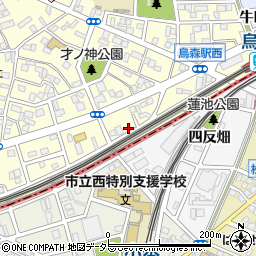 愛知県名古屋市中村区烏森町8丁目209周辺の地図