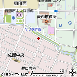 愛知県愛西市北一色町昭和10周辺の地図