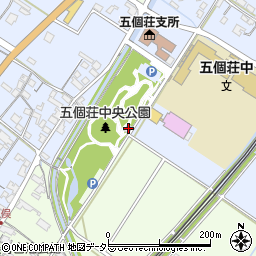 滋賀県東近江市五個荘小幡町303周辺の地図