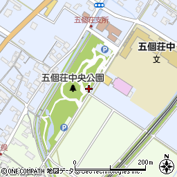 滋賀県東近江市五個荘小幡町303周辺の地図