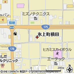 兵庫県丹波市氷上町横田640周辺の地図