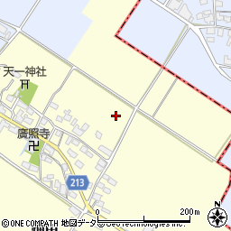 滋賀県愛知郡愛荘町畑田周辺の地図