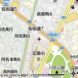 愛知県名古屋市昭和区川原通7丁目16周辺の地図