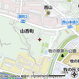 愛知県名古屋市名東区山香町324周辺の地図