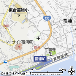 神奈川県足柄下郡湯河原町福浦吉浜周辺の地図
