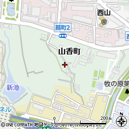 愛知県名古屋市名東区山香町224周辺の地図