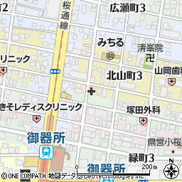 愛知県名古屋市昭和区北山町3丁目28周辺の地図