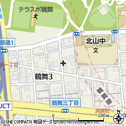 鶴舞自動車株式会社周辺の地図