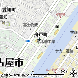 愛知県名古屋市中川区舟戸町周辺の地図