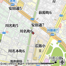 愛知県名古屋市昭和区川原通8丁目1周辺の地図