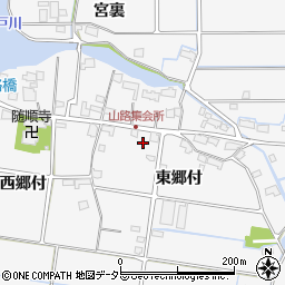 愛知県愛西市山路町東郷付35周辺の地図