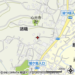 神奈川県三浦市三崎町諸磯326周辺の地図
