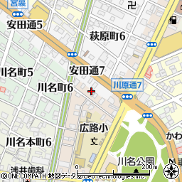 愛知県名古屋市昭和区川原通7丁目16-1周辺の地図
