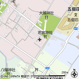 滋賀県東近江市五個荘金堂町90周辺の地図