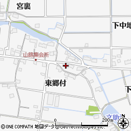 愛知県愛西市山路町東郷付54周辺の地図