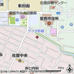 愛知県愛西市北一色町昭和7周辺の地図