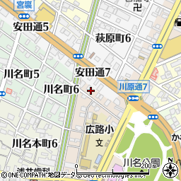 愛知県名古屋市昭和区川原通7丁目18周辺の地図