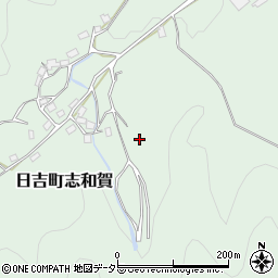 京都府南丹市日吉町志和賀八栄周辺の地図
