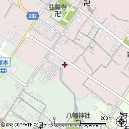 滋賀県東近江市五個荘金堂町562-1周辺の地図