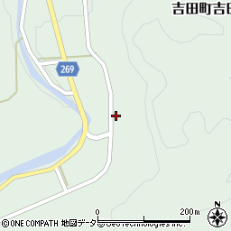 島根県雲南市吉田町吉田583-1周辺の地図