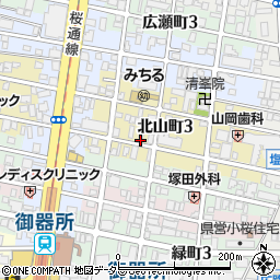 愛知県名古屋市昭和区北山町3丁目31周辺の地図