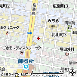 愛知県名古屋市昭和区北山町3丁目26周辺の地図