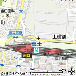 リパーク富士駅北口駐車場周辺の地図