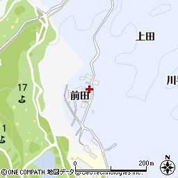 愛知県豊田市葛町前田周辺の地図