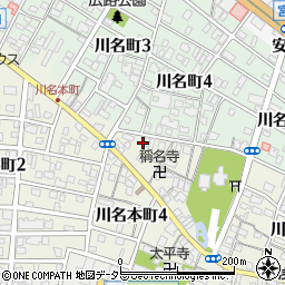 愛知県名古屋市昭和区川名本町4丁目1周辺の地図