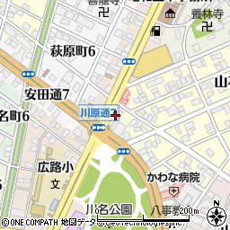 愛知県名古屋市昭和区川原通7丁目2-3周辺の地図