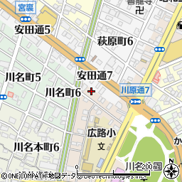 愛知県名古屋市昭和区川原通7丁目19-2周辺の地図
