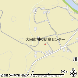 島根県大田市川合町川合出岡1089-1周辺の地図