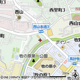 愛知県名古屋市名東区山香町425周辺の地図