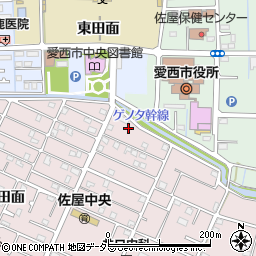 愛知県愛西市北一色町昭和4周辺の地図