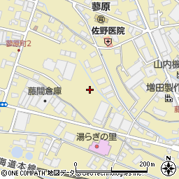 静岡県富士市蓼原周辺の地図